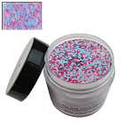 Glam and Glits Powder Matte Acrylic MAC619 Rainbow Sprinkles