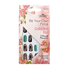 Press-On Nails - Joyme Noir/Rose/Aqua 24pcs