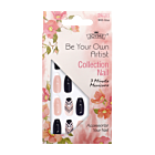 Press-On Nails - Joyme Noir/Rose/Blanc 24pcs