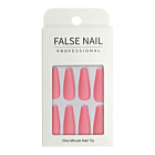 Press-On Nails - False Nail Professional Ballerine Rose Mat 24pcs