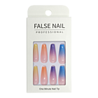 Press-On Nails - False Nail Professional Gradient Coffin 24pcs