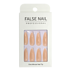 Press-On Nails - False Nail Professional Peach Stiletto 24pcs