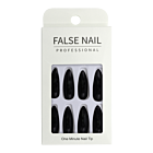 Press-On Nails - False Nail Professional Black Stiletto 24pcs