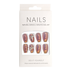 Press-On - Nails Amande Boucle Lustré 24pcs