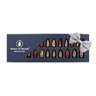 Press-On Nails - Refers to Dazzle Burgundy/Bronze/Stones 24pcs