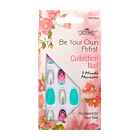 Press-On Nails - Joyme Aqua/Argent/Mauve/Rose 24pcs