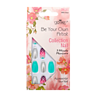 Press-On Nails - Joyme Aquan/Silver/Purple/Pink 24pcs