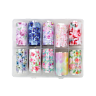 Decorative Transfer Paper Box 10pcs Flowers #32-10