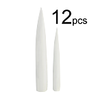 Extra Long Natural Stiletto Nail Tip 12pcs