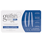 Gelish Soft Gel Tips - Long Coffin (550pcs)