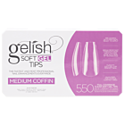 Gelish Soft Gel Tips - Medium Coffin (550pcs)