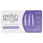 Gelish Soft Gel Tips - Prothèses Arrondie Médium (550pcs)