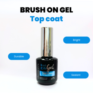 Brush On Gel Top Coat 15mL