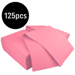 Bavette Plastifiée (Gibson) Rose 125pcs