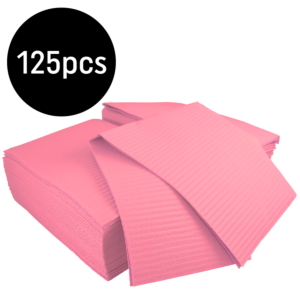 Pink Dental Bibs (Gibson) 125pcs