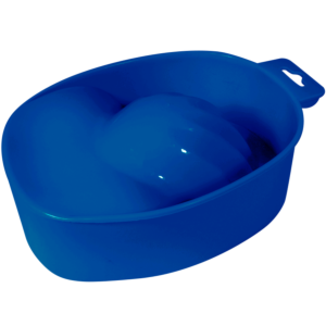 Plastic manicure bowl for soaking dark blue