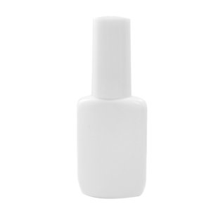 Bouteille Vide en Plastique avec Bouchon 15ml - Blanche