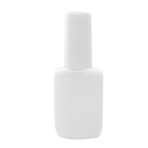 Empty Plastic Bottle with Cap - 15 mL - White