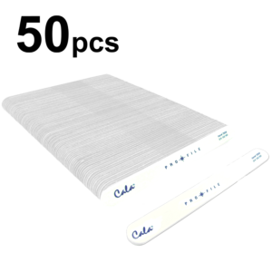 Cala White Straight Nail File 150/180 - 50pcs