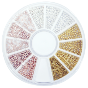 Metallic Pearl Wheel - Gold, Silver and Rose Gold