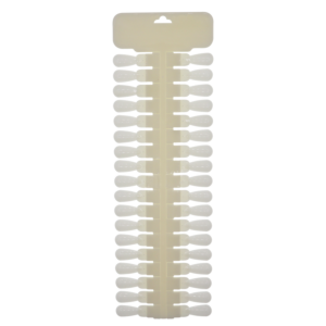 Natural Plastic Nail Color Chart - 36 Interchangeable Tips