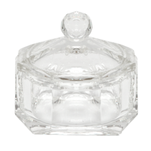 Diamond Shaped Crystal Powder Container