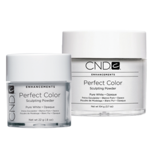 CND Perfect Color Poudre acrylique Pure White opaque