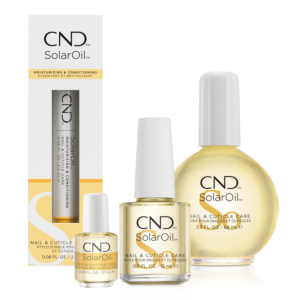 CND SolarOil is a moisturizing and conditioning nail and cuticle care.