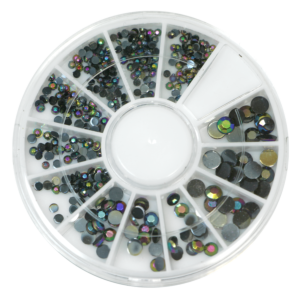 Stone Wheel - Rounded Shape Black Holographic