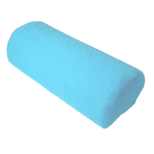 Padded manicure armrest with zipper - baby blue