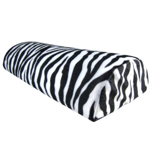 Coussin de Travail Coussiné Zébré Noir/Blanc avec Fermeture Éclair