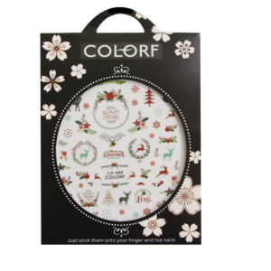 3-D Nail Sticker model Christmas/Deer/Snowflake 