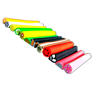 Ensemble Barres Fimo Variées 12 pièces #4