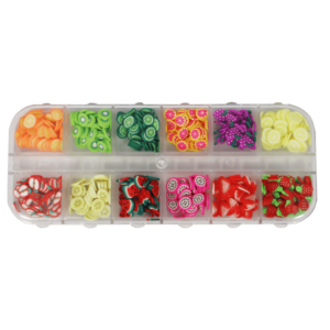 Nail Art Kit - 3D Fruits 12 colors