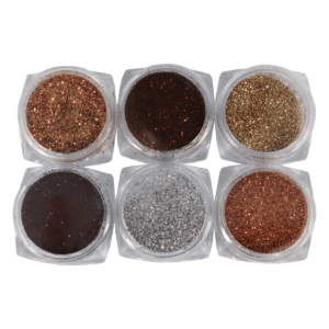 Decorative Glitter Kit - Brown/Copper (6 colors)