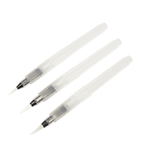 Refillable Watercolor Brush Pen Kit (3pcs)