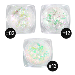 Chameleon Iridescent Flakes Kit of 3pcs (TM02, TM12, TM13)