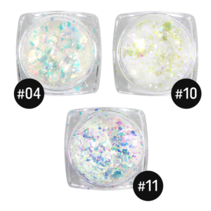 Chameleon Iridescent Flakes Kit of 3pcs (TM04, TM10, TM11)