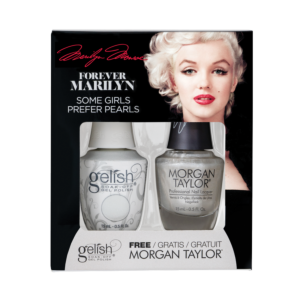 Gelish Gel Polish + Morgan Taylor Some Girls Prefer Pearls