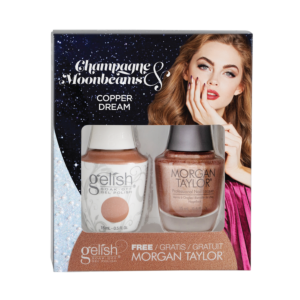 Gelish Vernis UV + Morgan Taylor Copper Dream