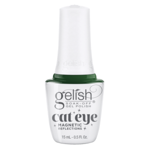 Gelish Gel Polish Magnetic Green Lights Only 15mL Cat Eye dark light green