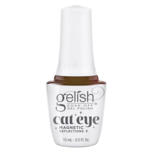 Gelish Gel Polish Magnetic Can You Candle It ? 15mL Cat Eye Orange pink