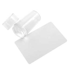 Grattoir et tampon pour stamping XL transparent (26mm de lar