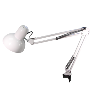 White Adjustable Table Lamp 110V