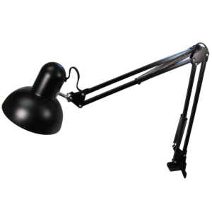Black Adjustable Table Lamp 110V
