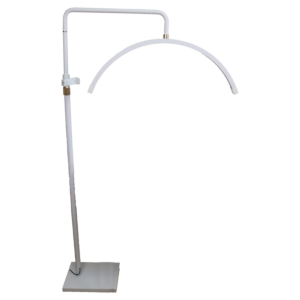 Half Moon LED Stand Lamp White 72cm touch