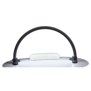 Lampe de Table LED Demi-Lune Noire avec Brillants 72cm 110V