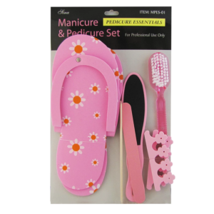 Pink Manicure and Pedicure Set MPES-01