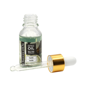Ongles d'Or Huile pour Cuticules Pipette - Vanille 15mL