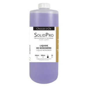 Ongles d'Or Solid Pro Liquide de Monomère 1L